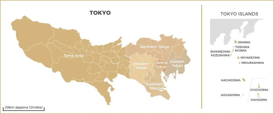 Map of TOKYO