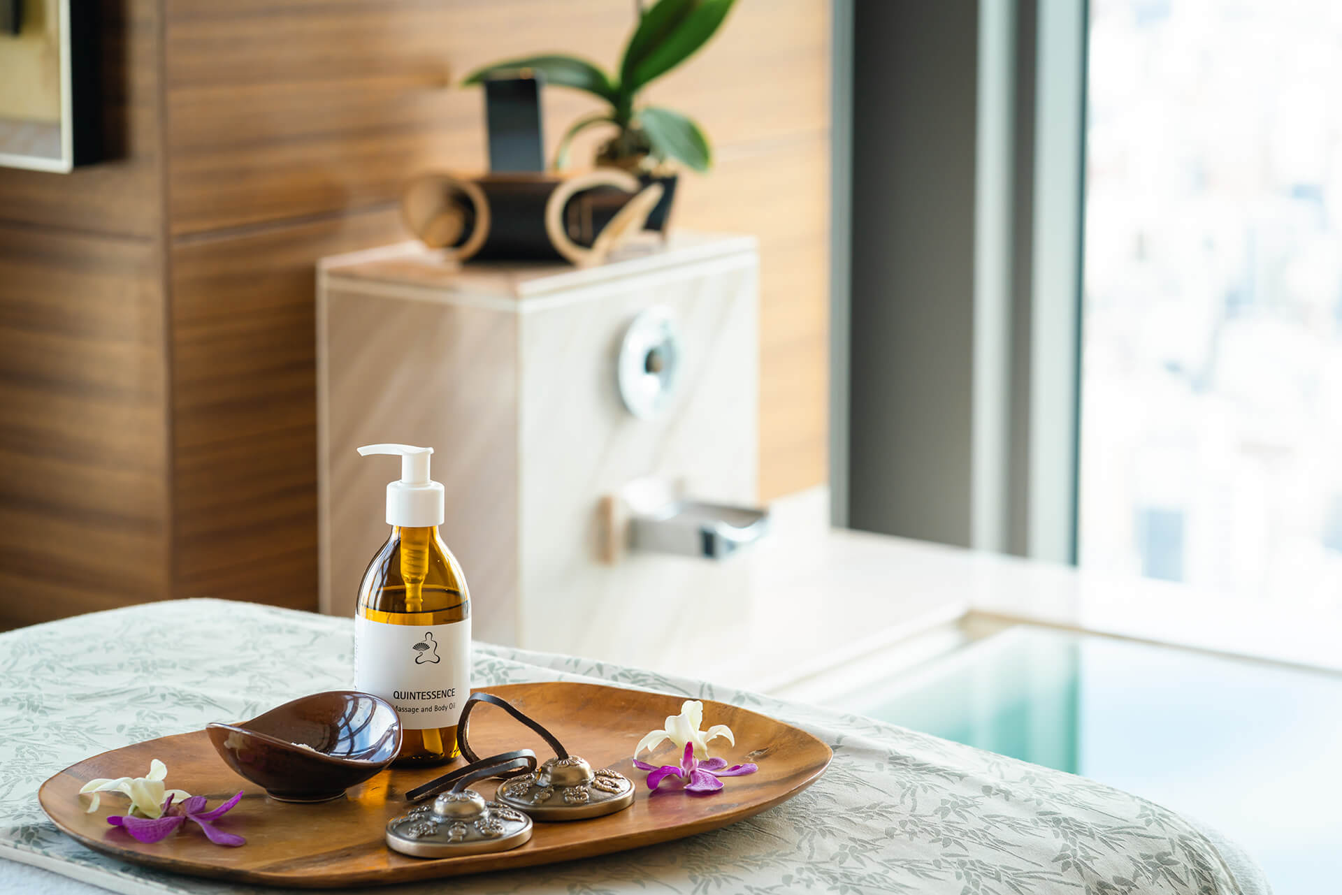 Aroma will aid relaxation at Mandarin Oriental Spa.