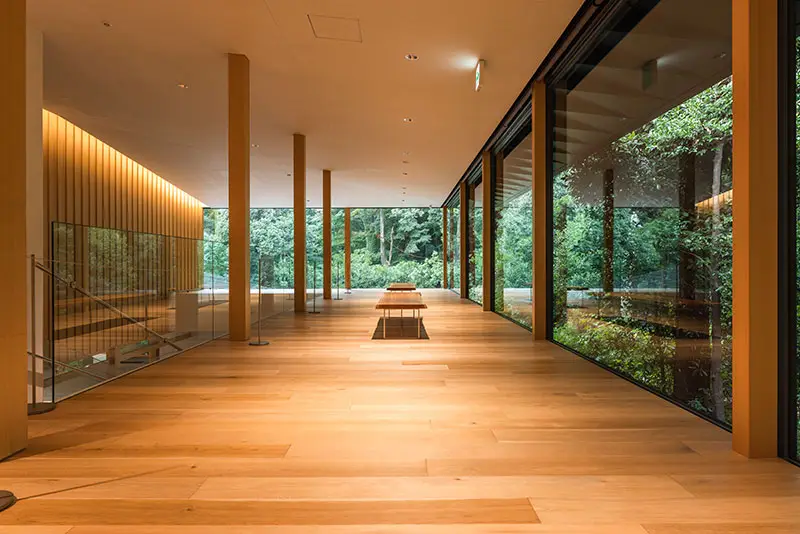 photo of Meiji Jingu Museum, Tokyo, designed by Kengo Kuma